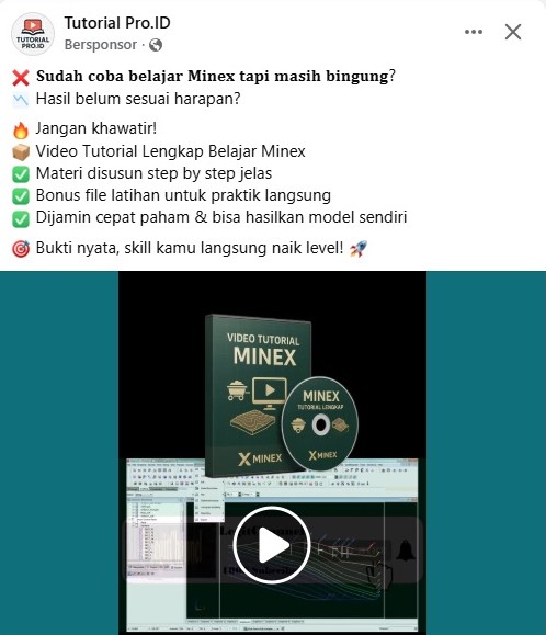 Iklan Tutorial Minex di FB