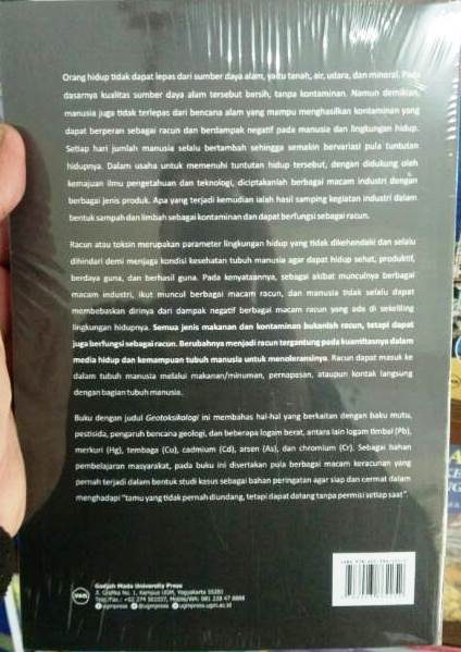 Buku Geotoksikologi Karya Sukandarrumidi, dkk