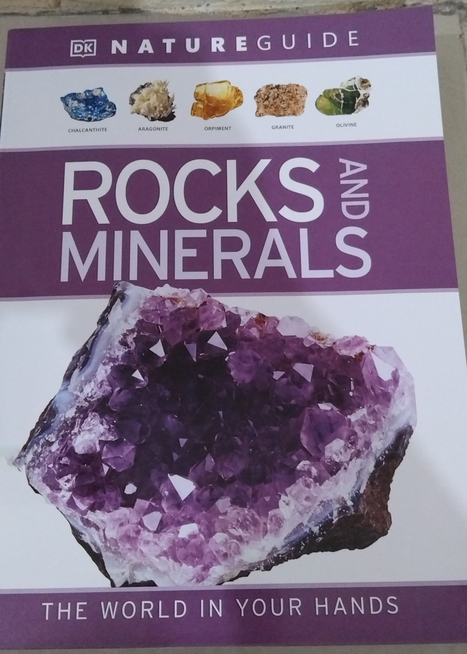 Buku Nature Guide Rocks and Minerals - The World in Your Hands (DK Publishing)