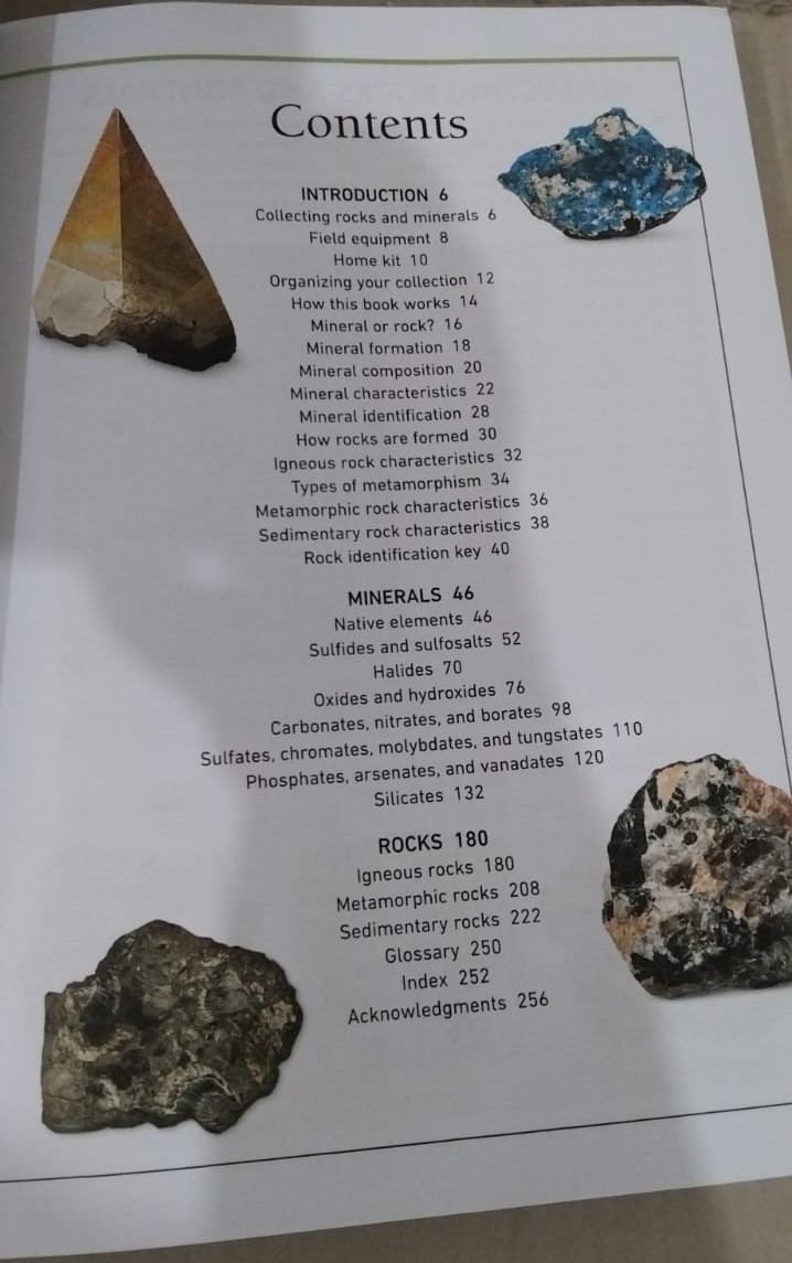 Daftar Isi Buku Rocks and Minerals DK Smithsonian Handbooks