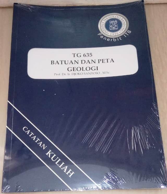 Buku Batuan & Peta Geologi Karya Prof. Dr. Ir. Djoko Santoso, M.Sc. Penerbit ITB Press