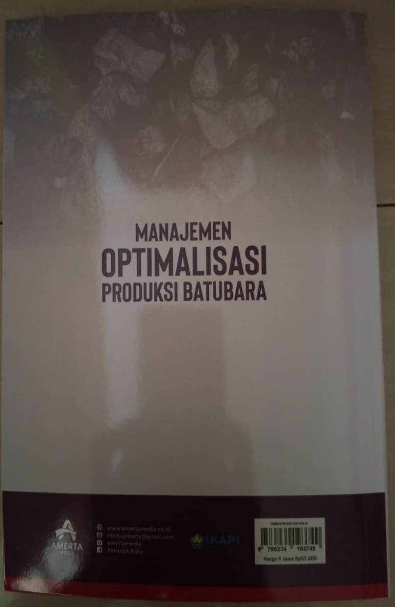 Buku Manajemen Optimalisasi Produksi Batubara – Penerbit Amerta Media