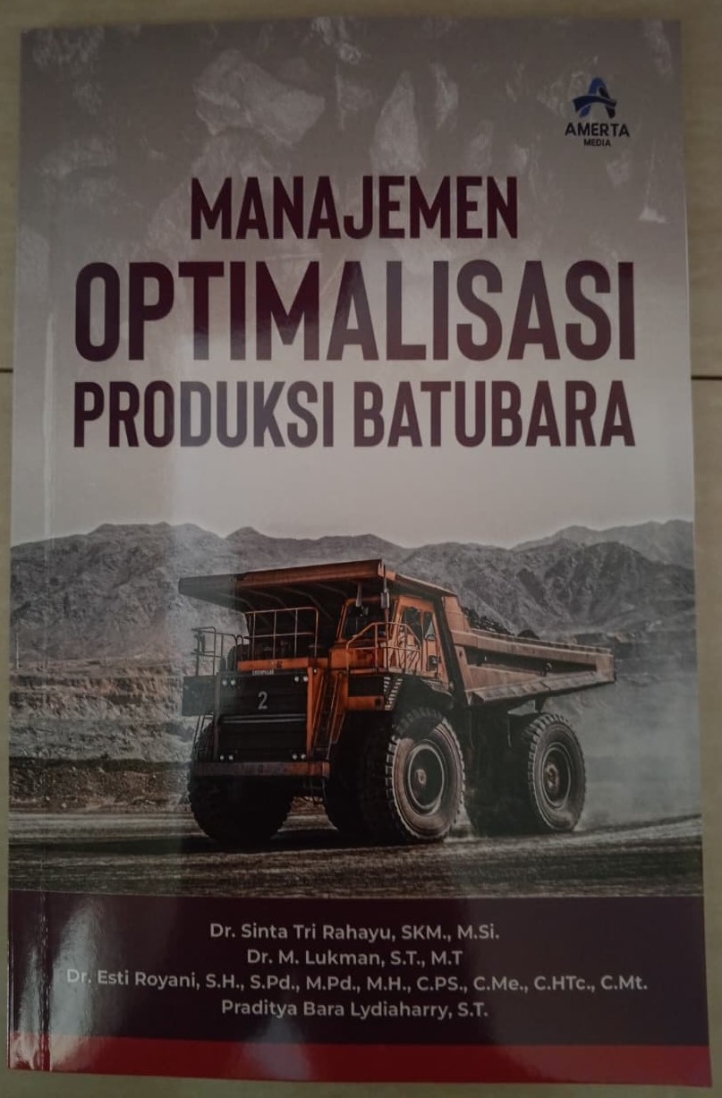 Buku Original Manajemen Optimalisasi Produksi Batubara – Penerbit Amerta Media