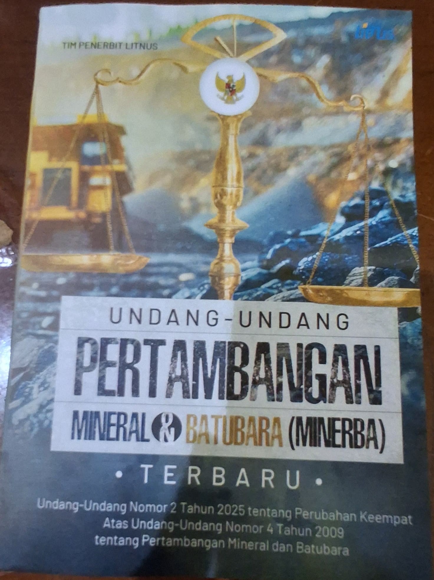 Buku Undang-Undang Pertambangan Mineral dan Batubara (Minerba) Terbaru Penerbit Litnus