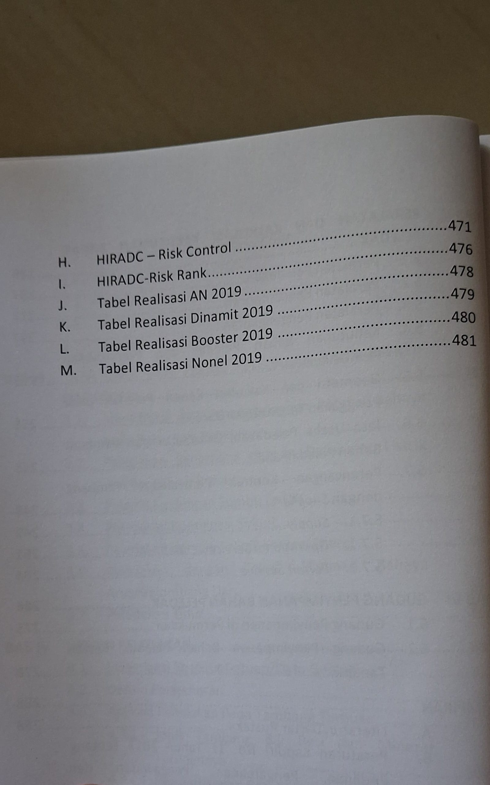 Daftar Isi-4 Buku Teknis Pengolahan Bahan Peledak Komersial Pada Industri Pertambangan Rudi Toba Original Cetakan Pertama Agustus 2020 – Penerbit Deepublish